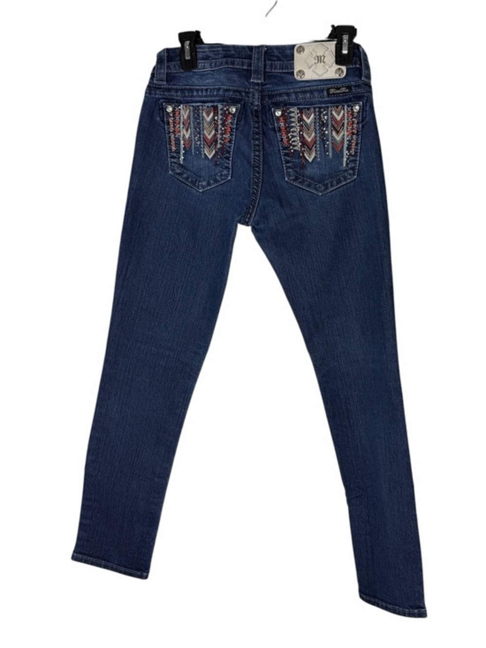 Miss me Southwestern Mid Rise Easy Skinny Jeans Size 26